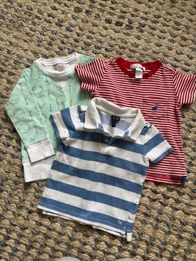 Bundle of Beaufort Bonnet Company and Janie & Jack short and golf pullover